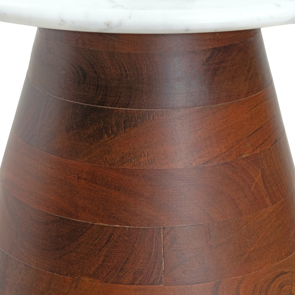 Pyramid table - Statuario