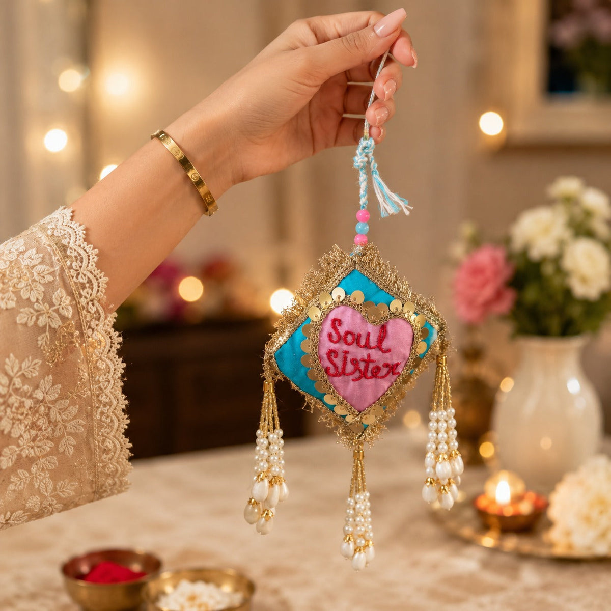 Artecasa Soul Sister Rakhi Hamper | Premium Raksha Bandhan Gift Hamper - https://artecasa.in/