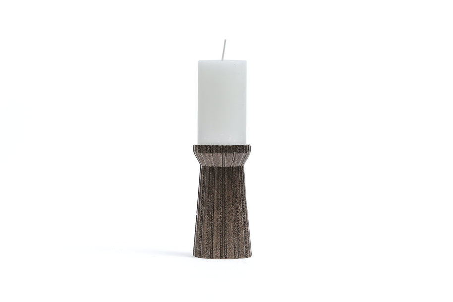 Qutub gold candle stand - M - I MEAN DESIGN