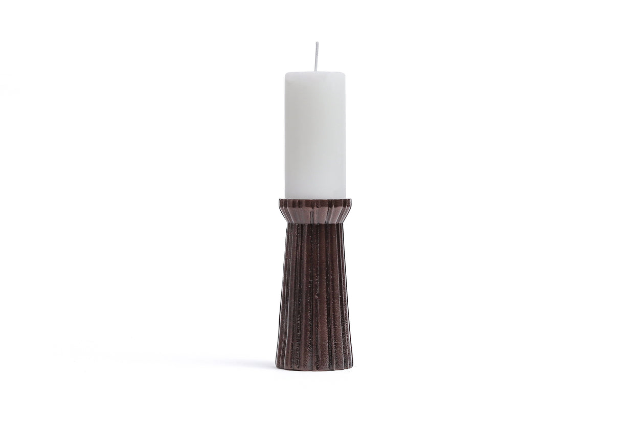 Qutub Copper Candle Stand - L
