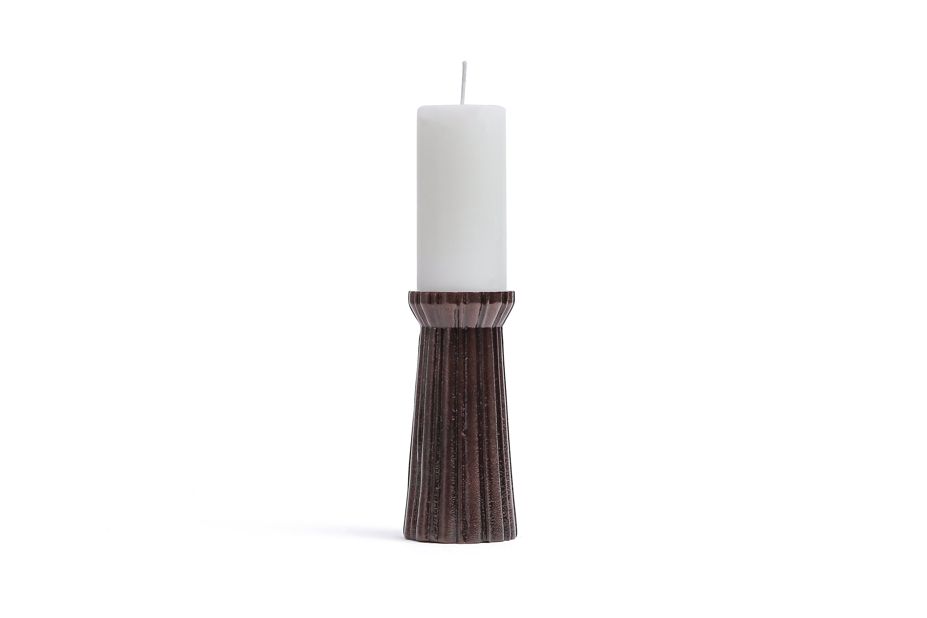 Qutub Copper Candle Stand - L