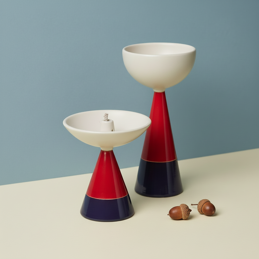 UT Pop - Oil Lamp - Small [Block Red] - I MEAN DESIGN