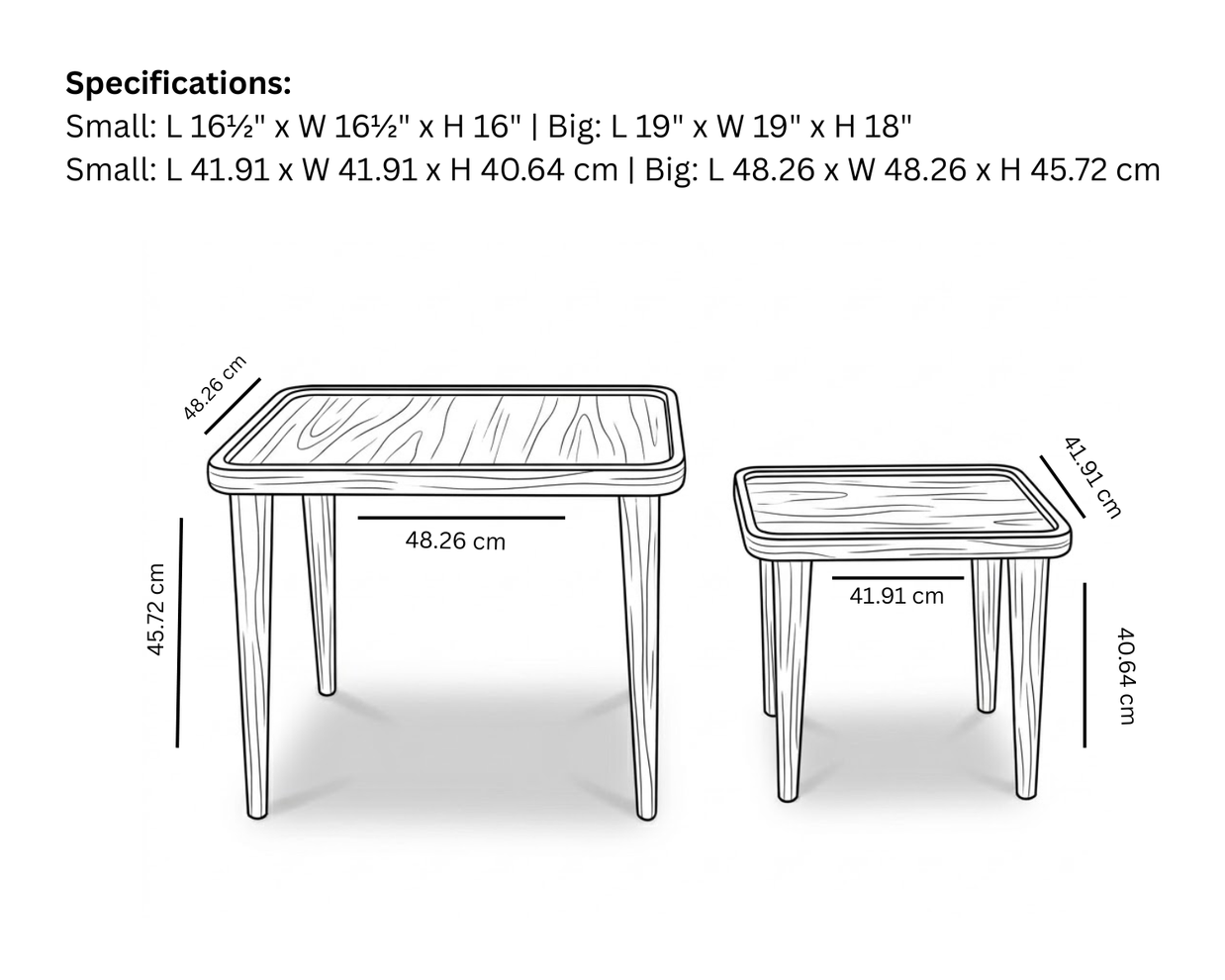 Basic Pair Nesting Tables