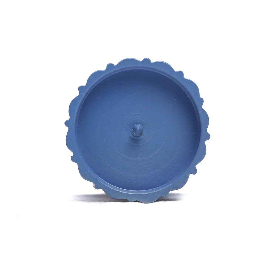 Qutub  Azure Blue Candle Stand - M