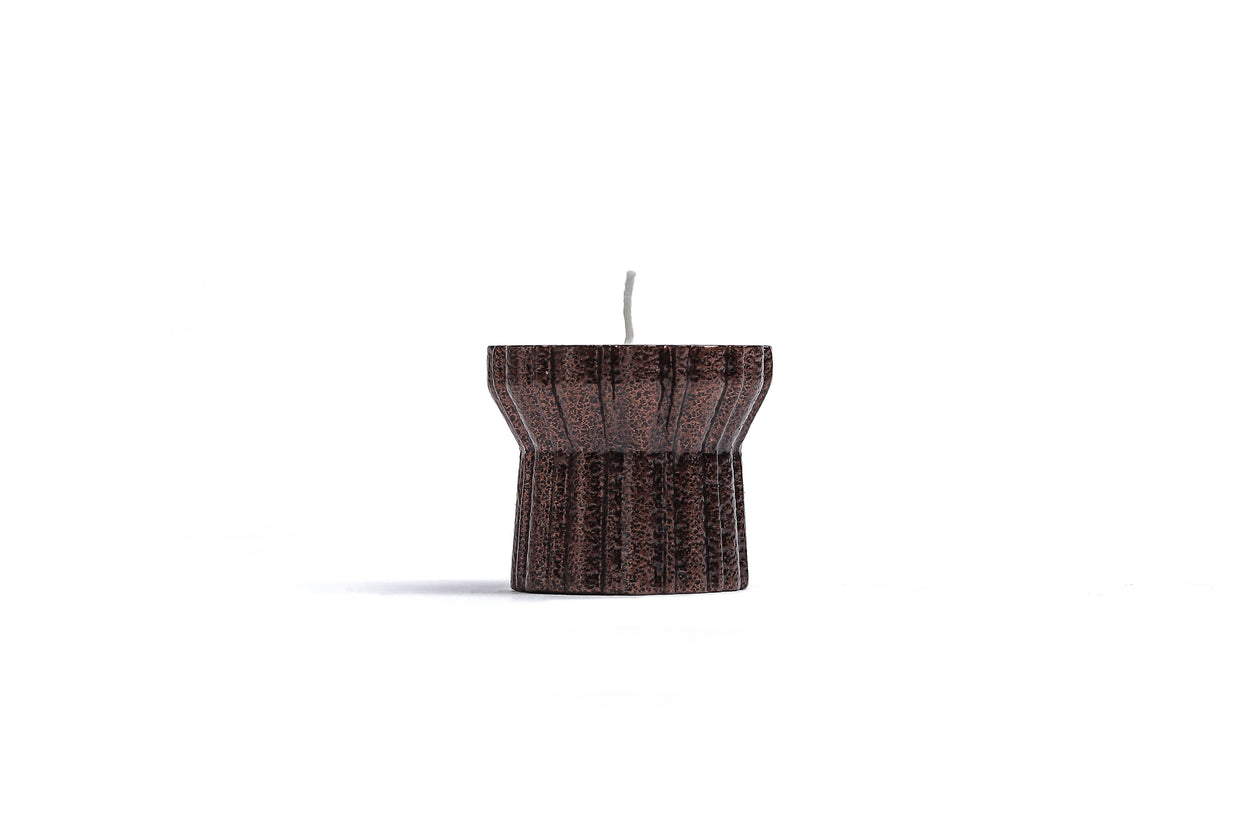 Qutub Copper Candle Stand -T light