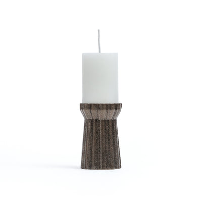 Qutub Gold Candle Stand - S