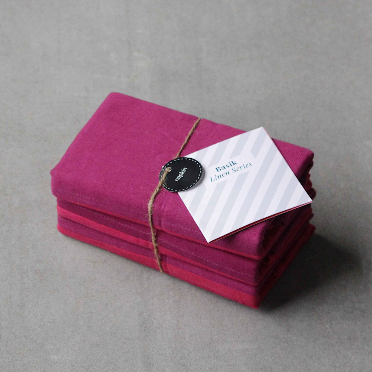 Basik Napkin - Plum (Set of 6)