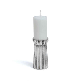 Qutub Silver Candle Stand - Set of 4
