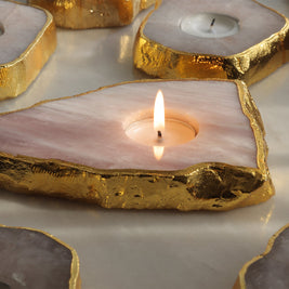 Semi Precious Tea Light Holder