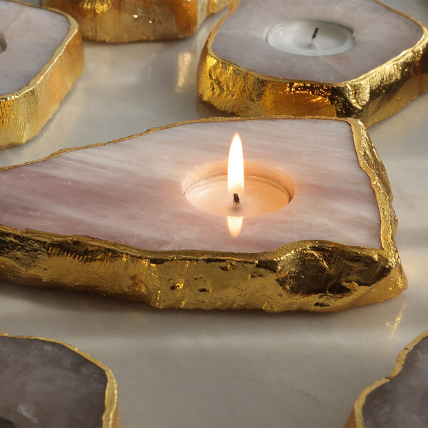 Semi Precious Tea Light Holder