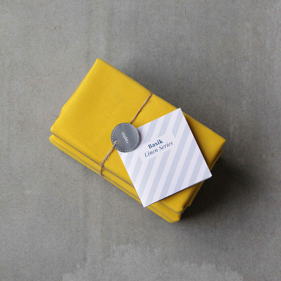 Basik Napkin - Mustard (Set of 6)