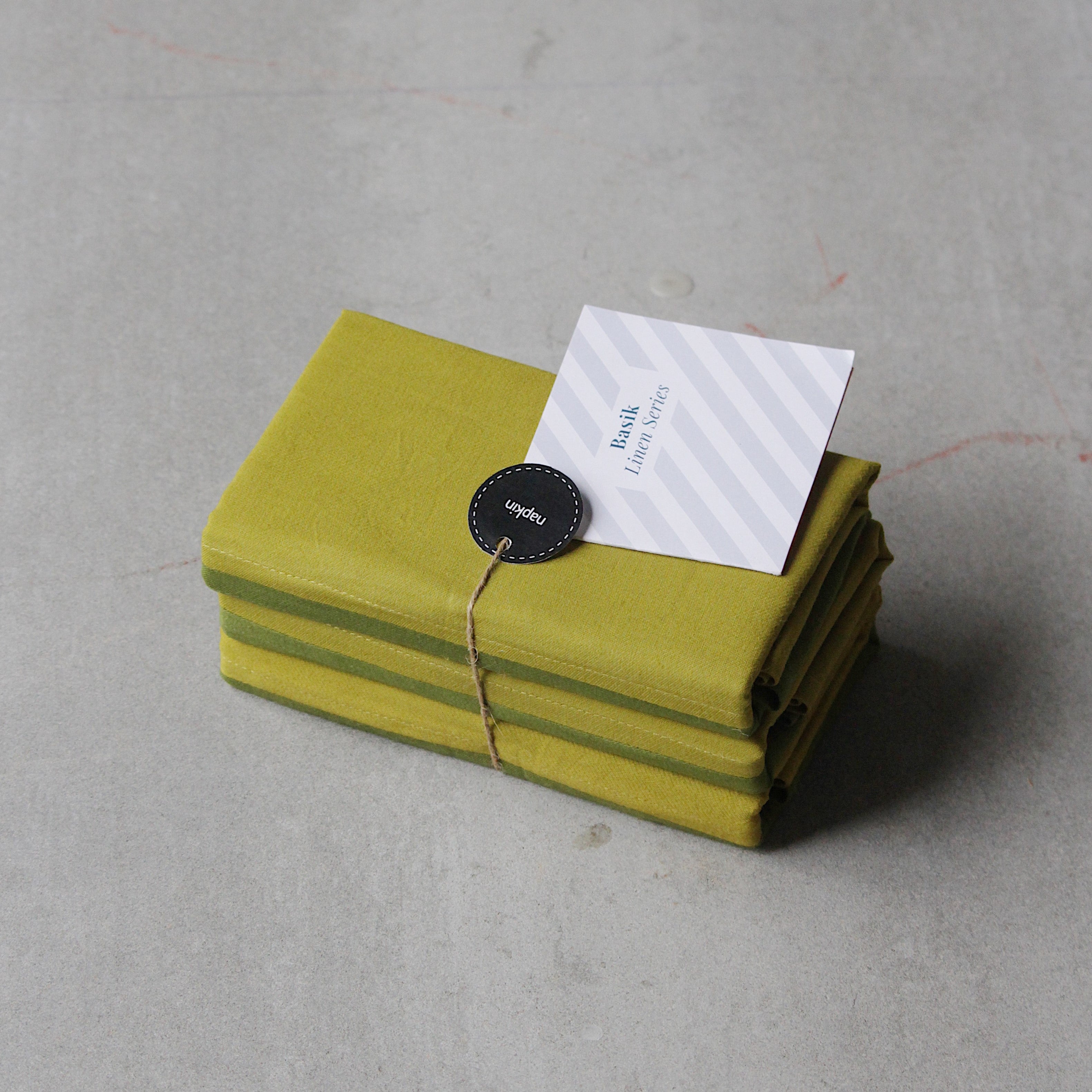 Basik Napkin - Olive (Set of 6)