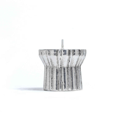 Qutub Silver Candle Stand - t light