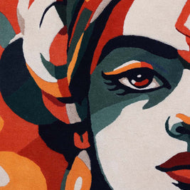 Vibrant Kerala Multicolour NZ Wool 5x9 feet Rectangle Rug - I MEAN DESIGN