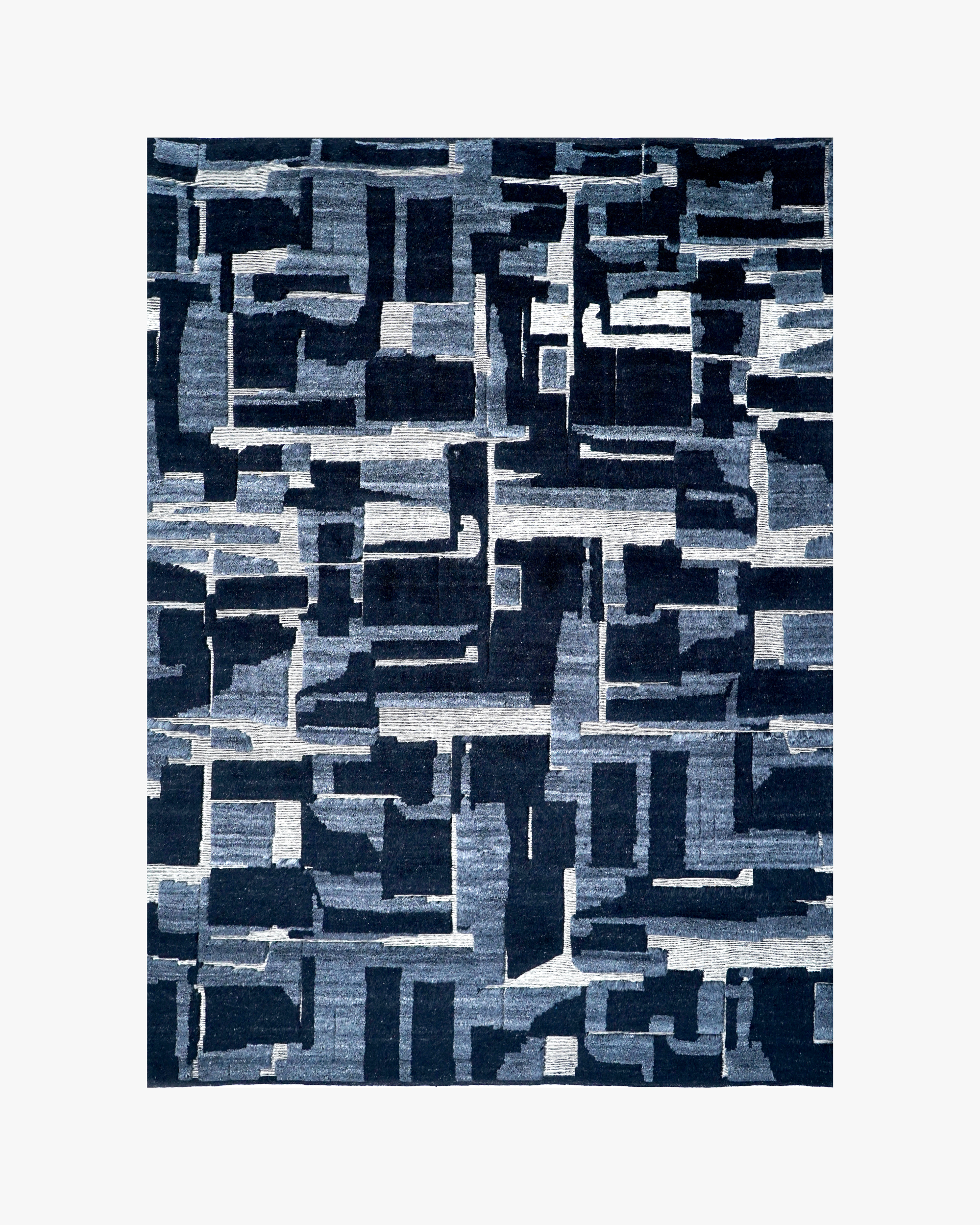 Stratum Knotted Rug / Abyss