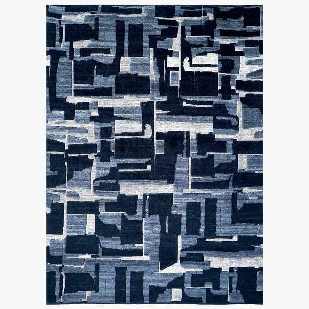Stratum Knotted Rug / Abyss