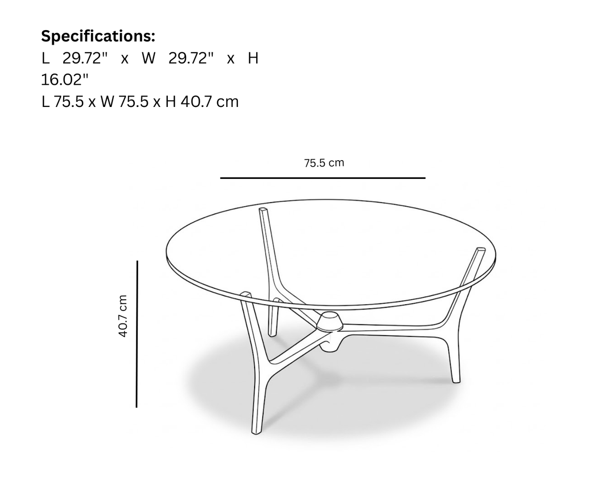 Makoda Coffee Table w/o Glass