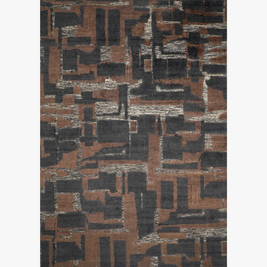 Stratum Knotted Rug / Cinder