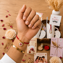 Artecasa Heartfelt Sibling Love Rakhi Hamper - https://artecasa.in/