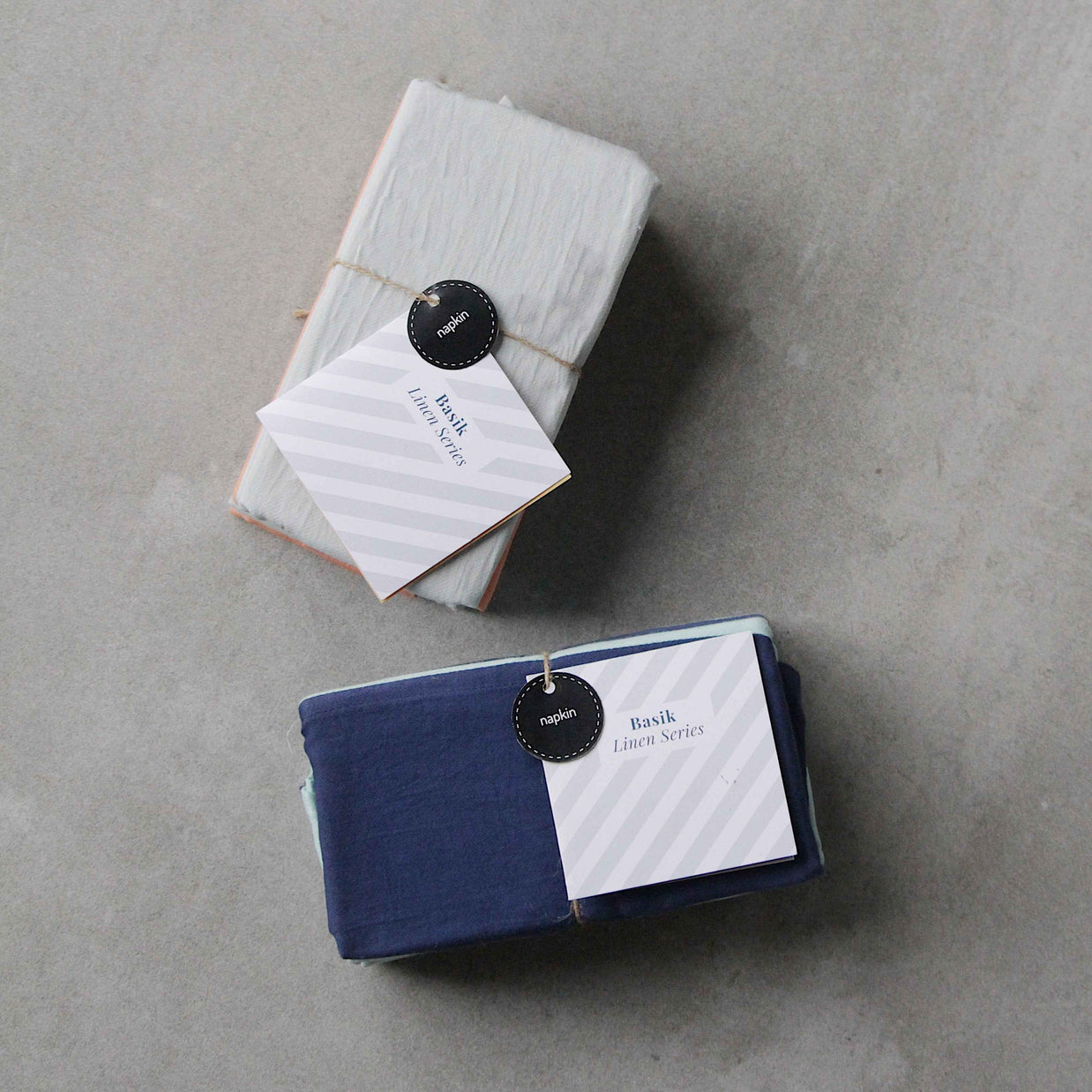 Basik Napkin - Aqua (Set of 6)