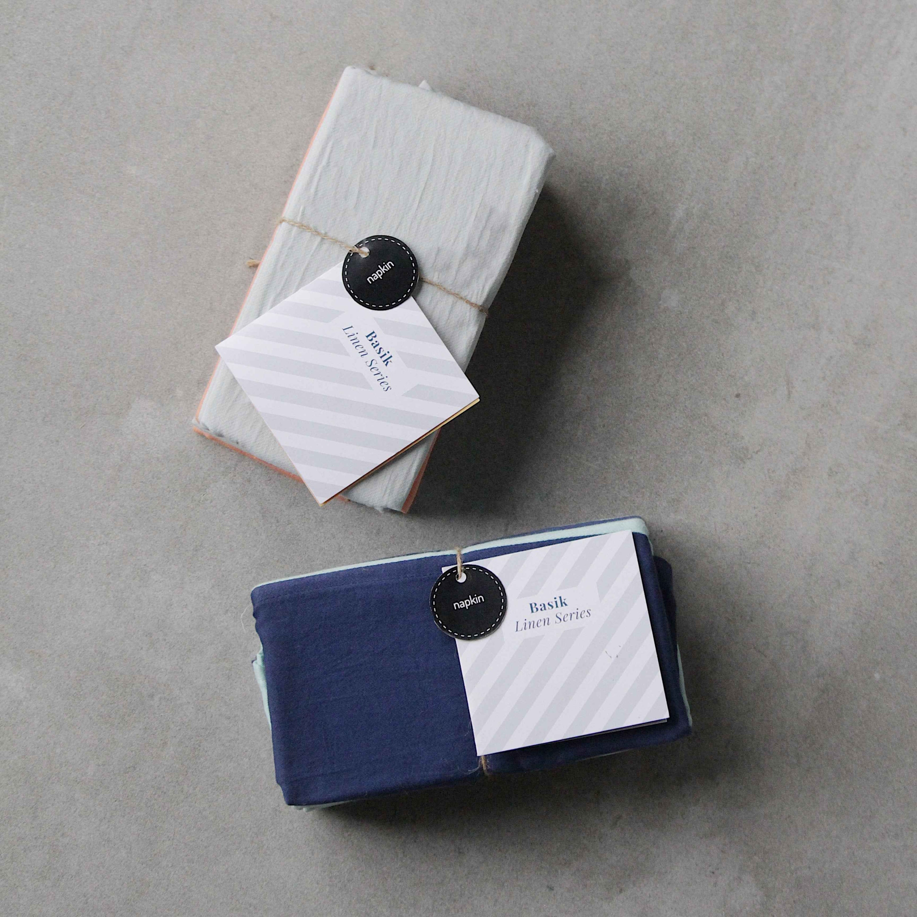Basik Napkin - Aqua (Set of 6)