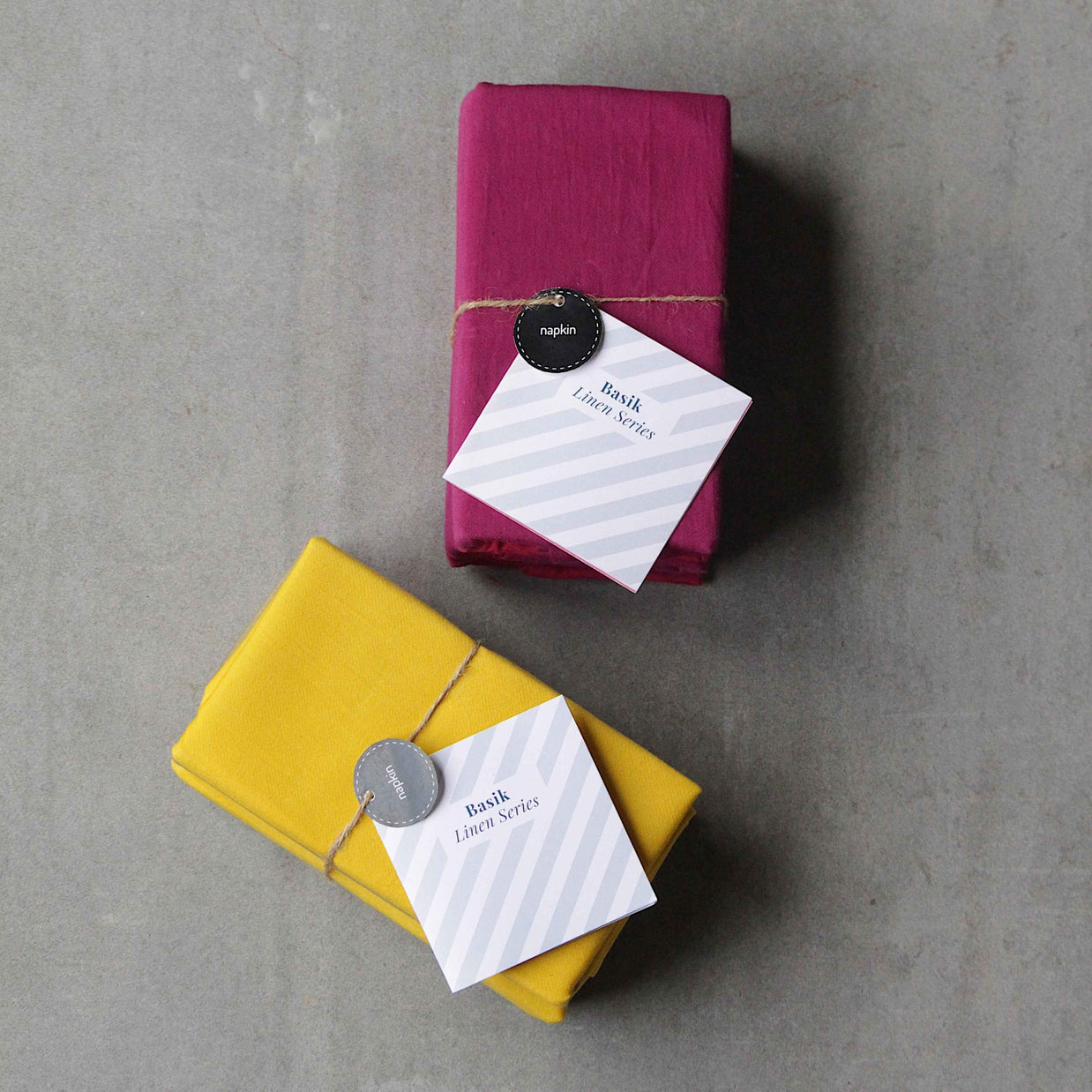 Basik Napkin - Mustard (Set of 6)