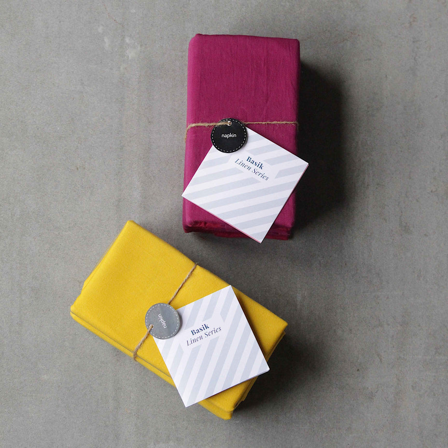 Basik Napkin - Mustard (Set of 6)