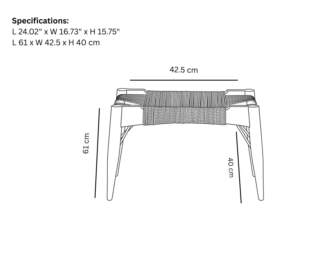 Wrap Bench Small