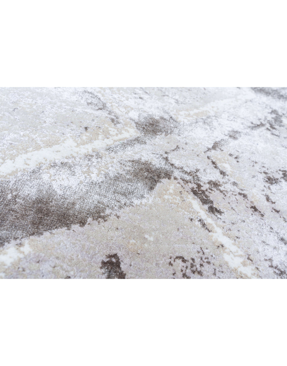 C A Z A D O R luxury handmade rug by Cherom, modern New Zealand wool, beige and textured.