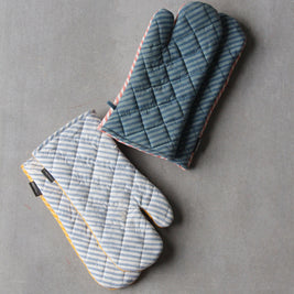BASIK POP - MITTEN - TEAL/CORAL
