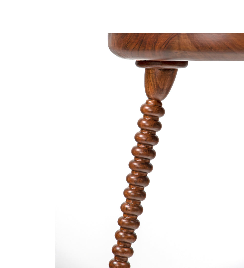 Trio Walnut Side Table