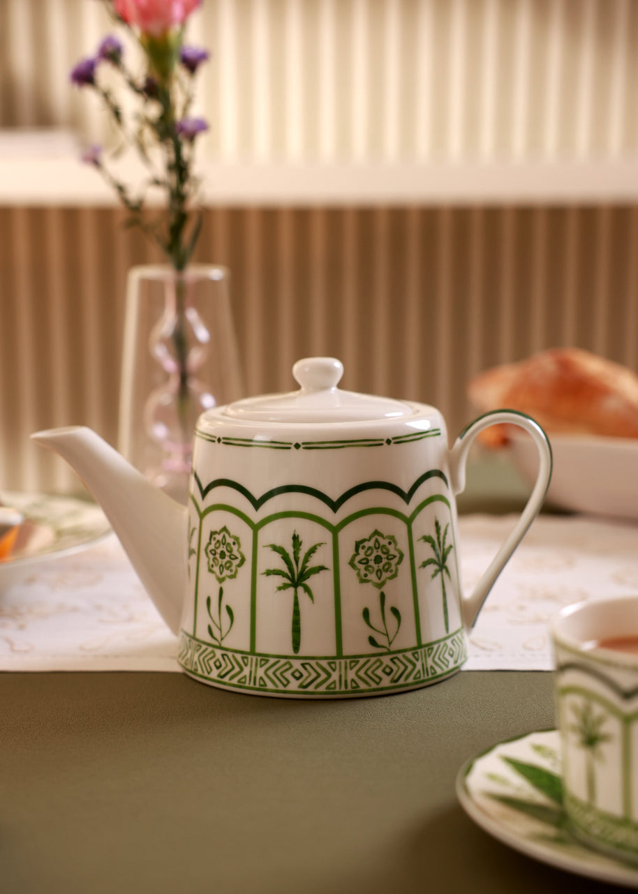 Green Lush Teapot