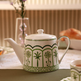 Green Lush Teapot