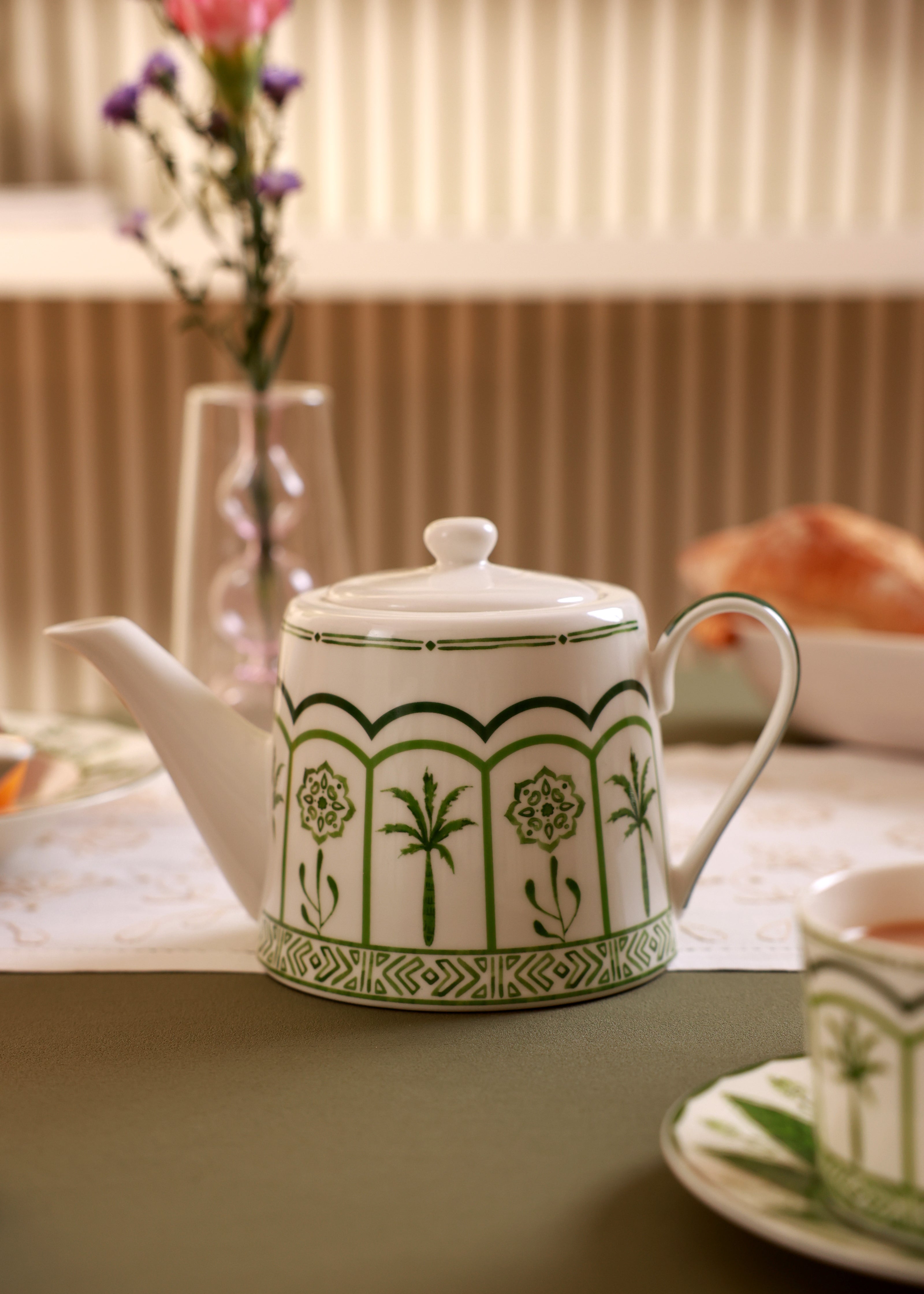 Green Lush Teapot