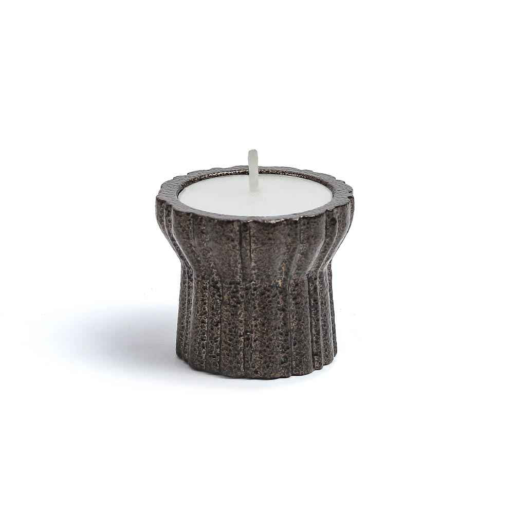 Qutub gold candle stand - set of 4