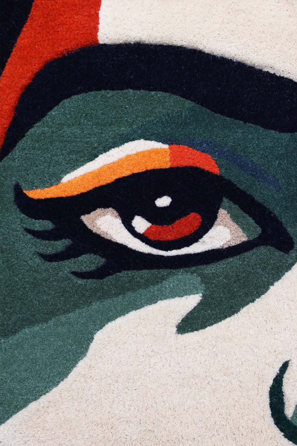 Vibrant Kerala Multicolour NZ Wool 5x9 feet Rectangle Rug - I MEAN DESIGN