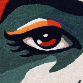 Vibrant Kerala Multicolour NZ Wool 5x9 feet Rectangle Rug - I MEAN DESIGN