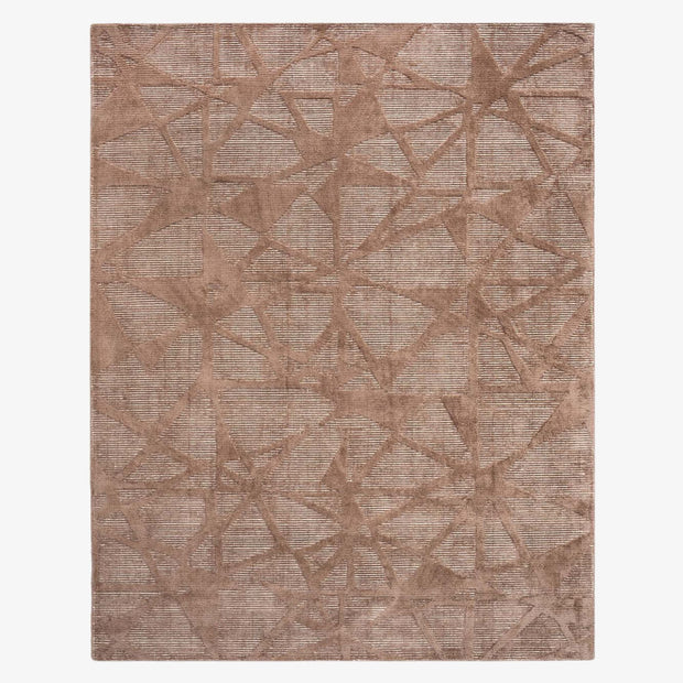 Sepia Wool & Silk Rug