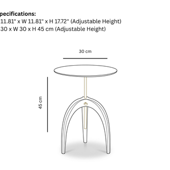 Hepworth Peg Table Small