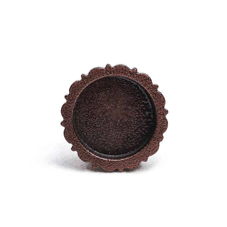 Qutub Copper Candle Stand - set of 4
