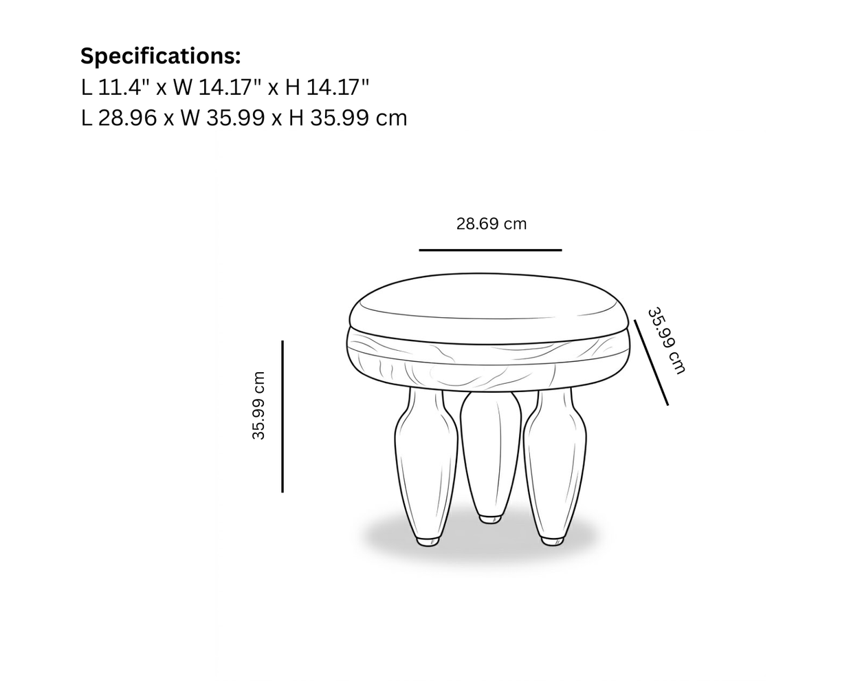 Klei Collection - Pouf / foot stool