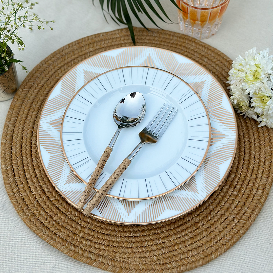 Aisles Of Amber Side Plate -  Set of 4