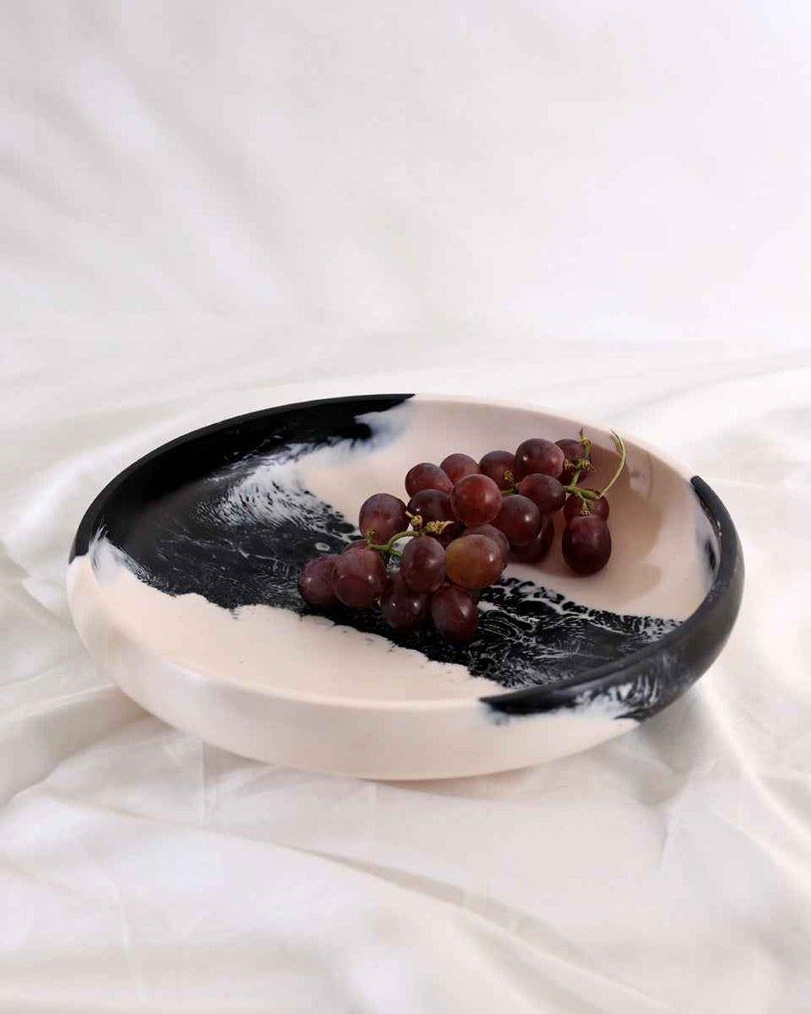 Yin Yang Shallow Bowl