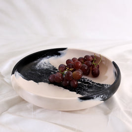 Yin Yang Shallow Bowl