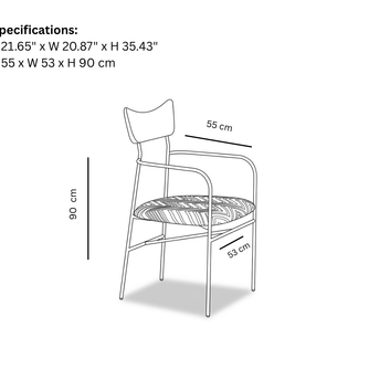 Golconde Arm Dining Chair