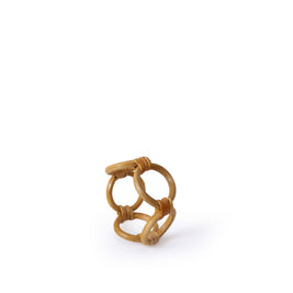 Rattan Napkin Ring Set of 4