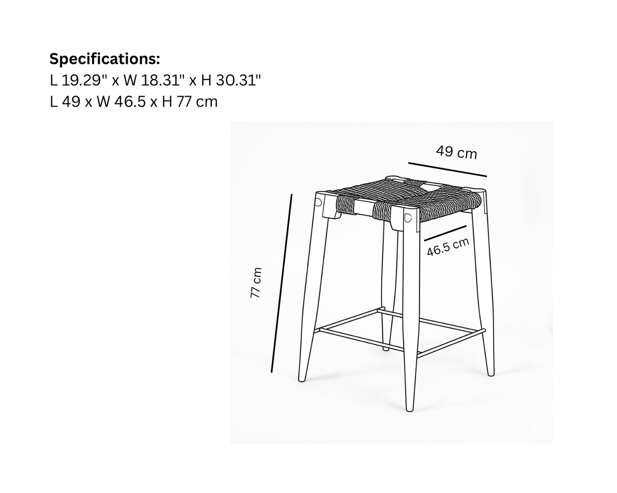Wrap Bar Stool