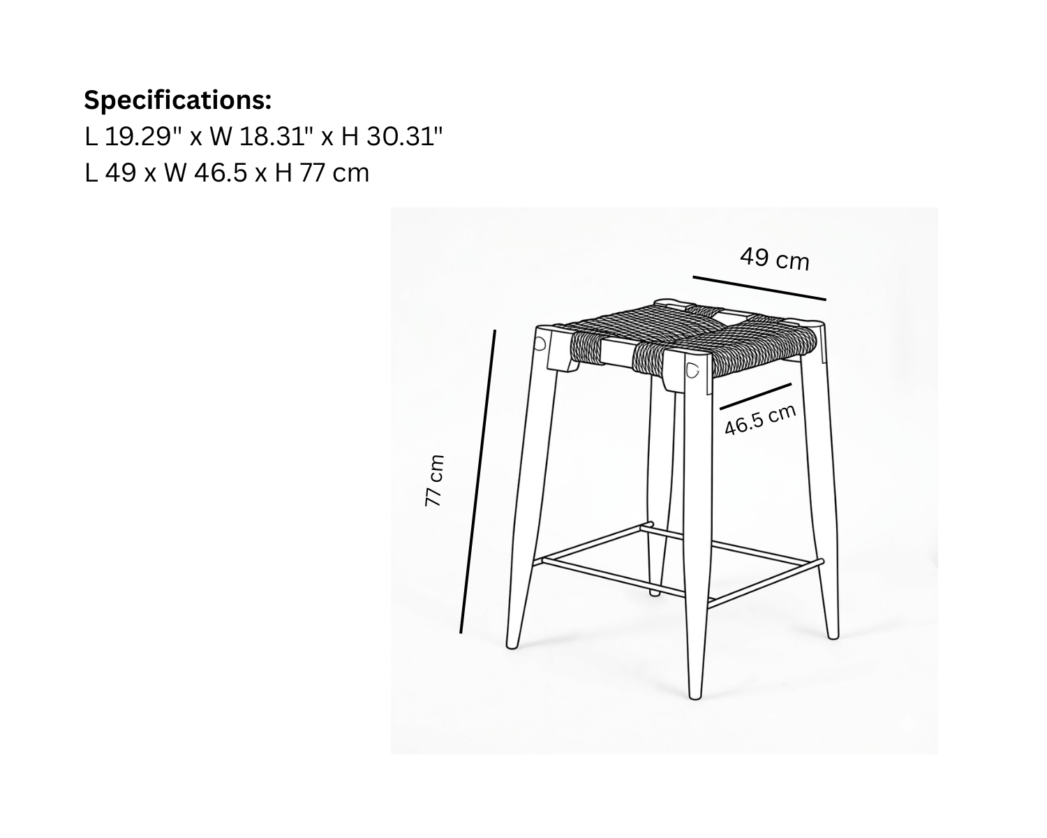 Wrap Bar Stool