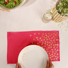 Rosy Luxe placemat - Set of 6