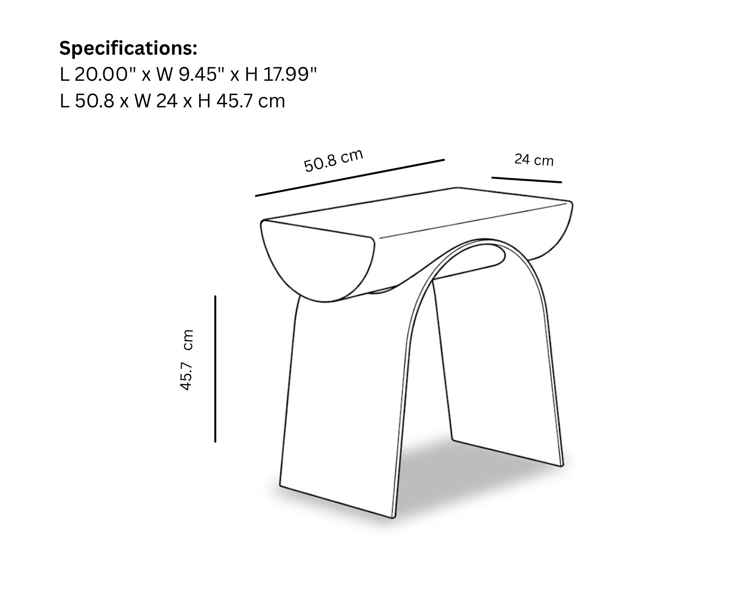 Fold Dune Stool